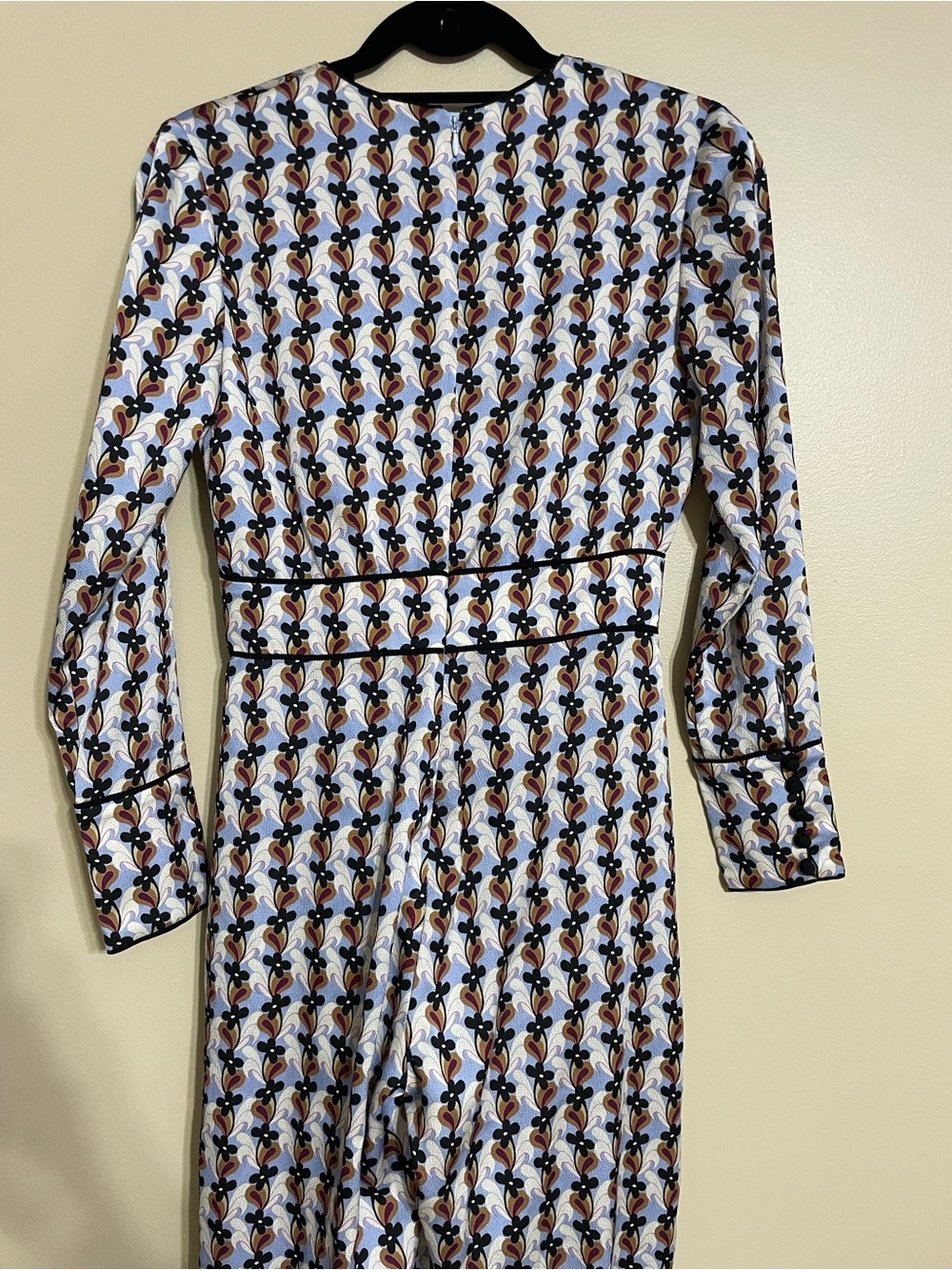 Alexis Yarra printed long sleeve tie front jumpsuit size small - Picture 6 of 8